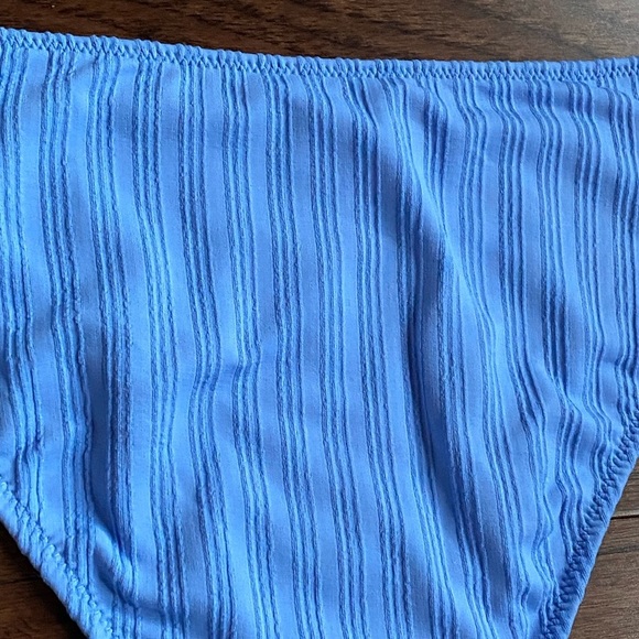 NWT Blue Ribbed Bikini Bottom - Picture 5 of 6